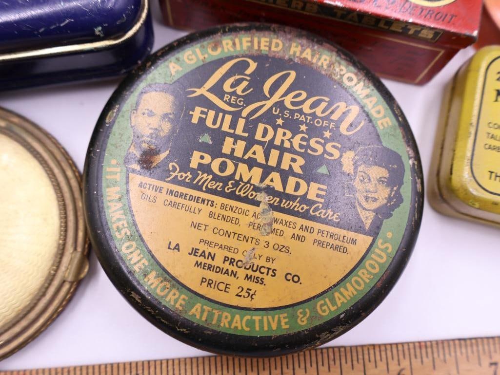 Vintage Apothecary, Medical and Vanity Advertising Tin Collection - 16