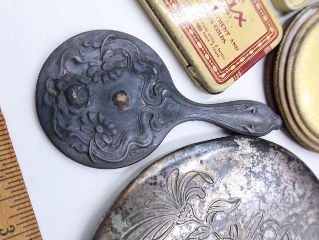 Vintage Apothecary, Medical and Vanity Advertising Tin Collection - 5