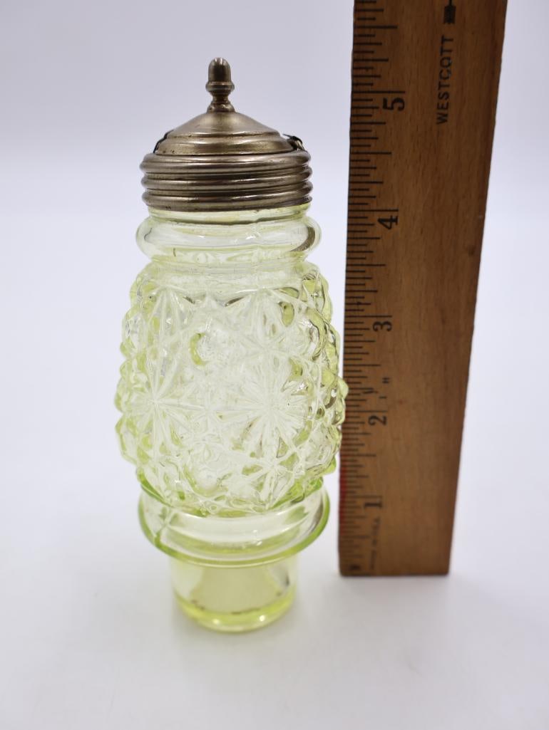 2 Antique Uranium Glass Pieces - 11