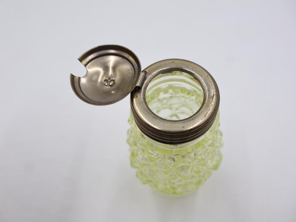 2 Antique Uranium Glass Pieces - 13