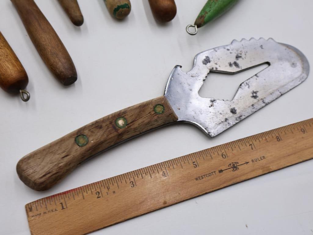 Large Collection Antique Primitive Kitchen Utensils and Baking Tools - 5