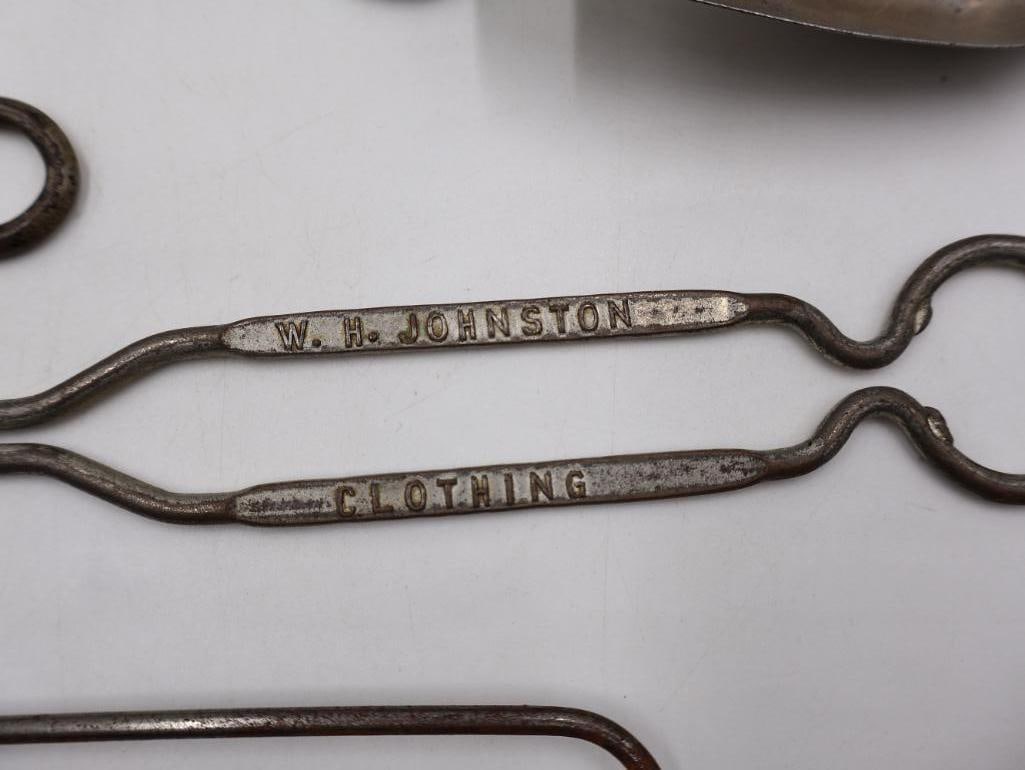 Large Collection Antique & Vintage Serving Advertisment Utensils - 12