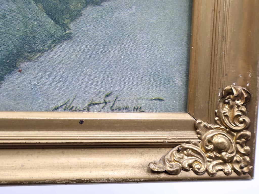 Antique Framed Mother and Child and Romantic Art Prints - 14