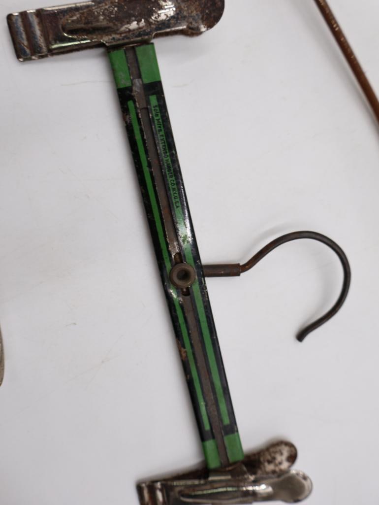 Antique Sad Irons and Vintage Advertising Clothes Hangers Collection - 14