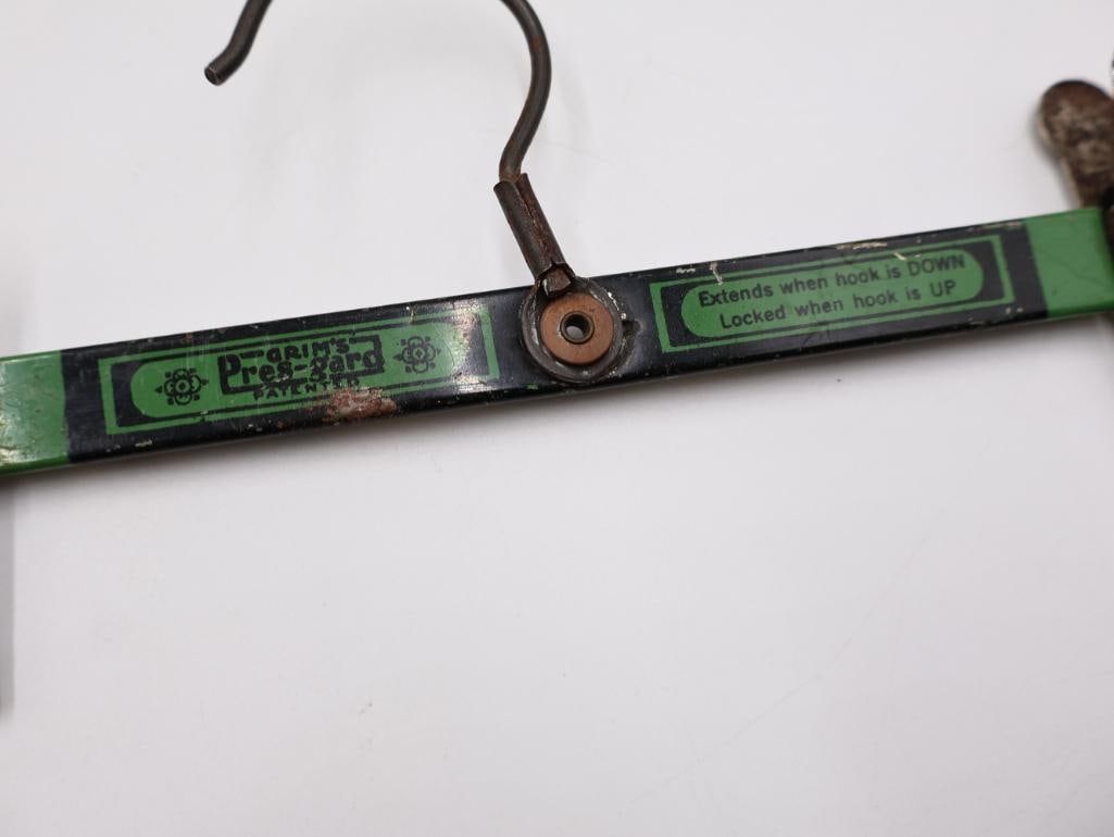 Antique Sad Irons and Vintage Advertising Clothes Hangers Collection - 16