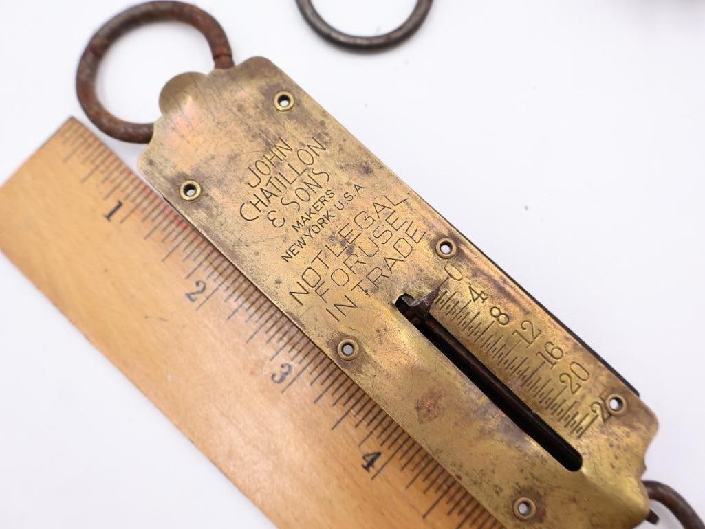Antique Hanging Spring Scales and Pocket Balances Collection - 15