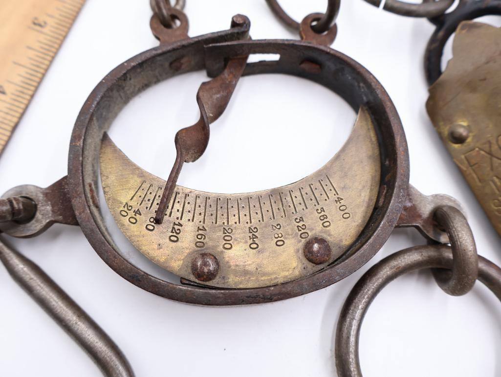 Antique Hanging Spring Scales and Pocket Balances Collection - 5