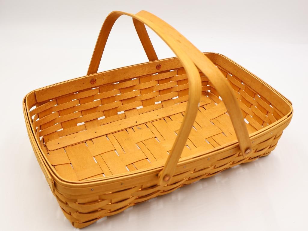 1979 Longaberger Basket with Antique Apothecary and Ball Jars - 14