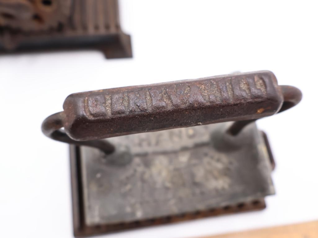 Antique Cast Iron Fluting and Pleating Irons - 6