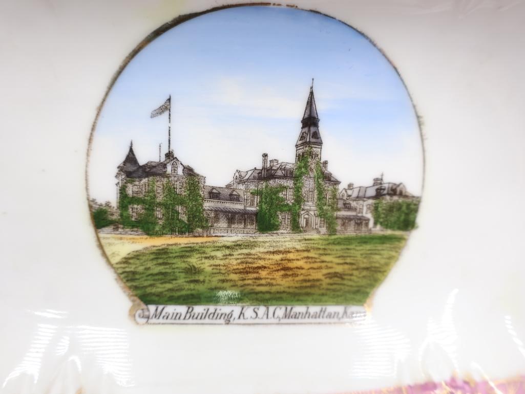 Antique Porcelain Souvenir Ware Collection Scenic Buildings and Landmarks - 11