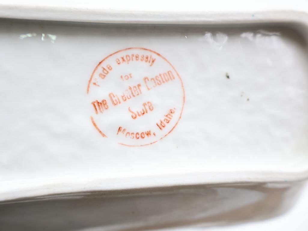 Antique Porcelain Souvenir Ware Collection Scenic Buildings and Landmarks - 4