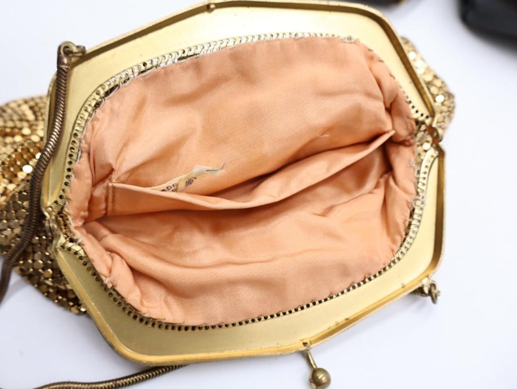 Vintage Whiting and Davis Style Mesh Purses & Handbags Lot of 4 - 7