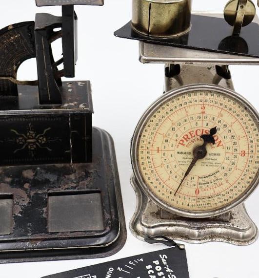 Vintage and Antique Postal / Mercantile Scales Lot of 4 - 2