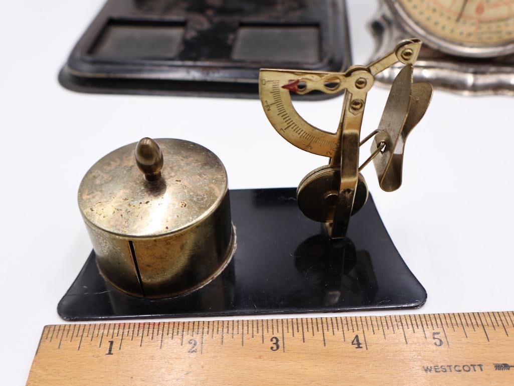Vintage and Antique Postal / Mercantile Scales Lot of 4 - 4