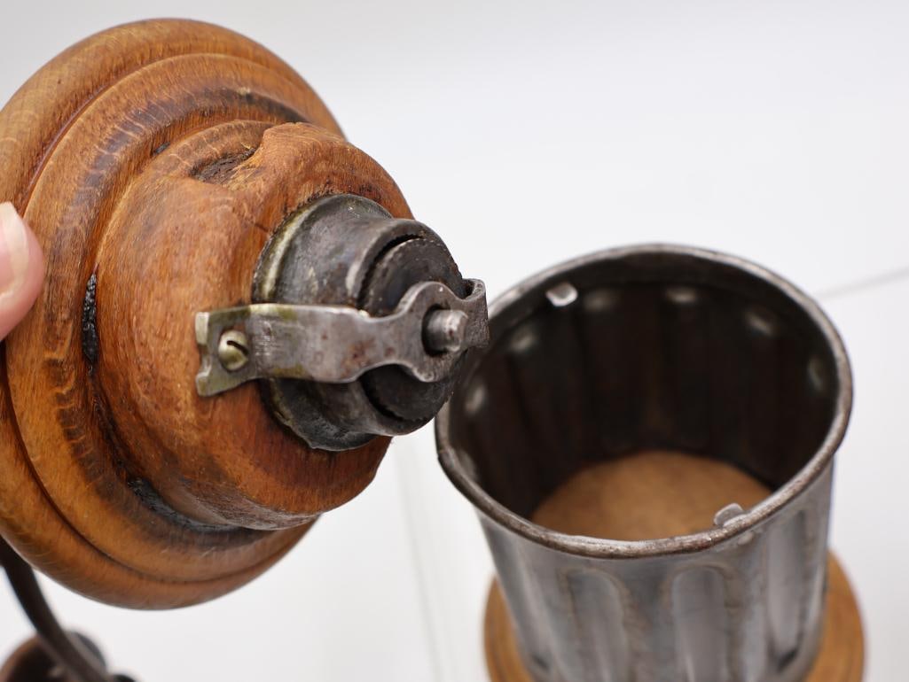 Two Antique Coffee Grinders and Roasters - 10