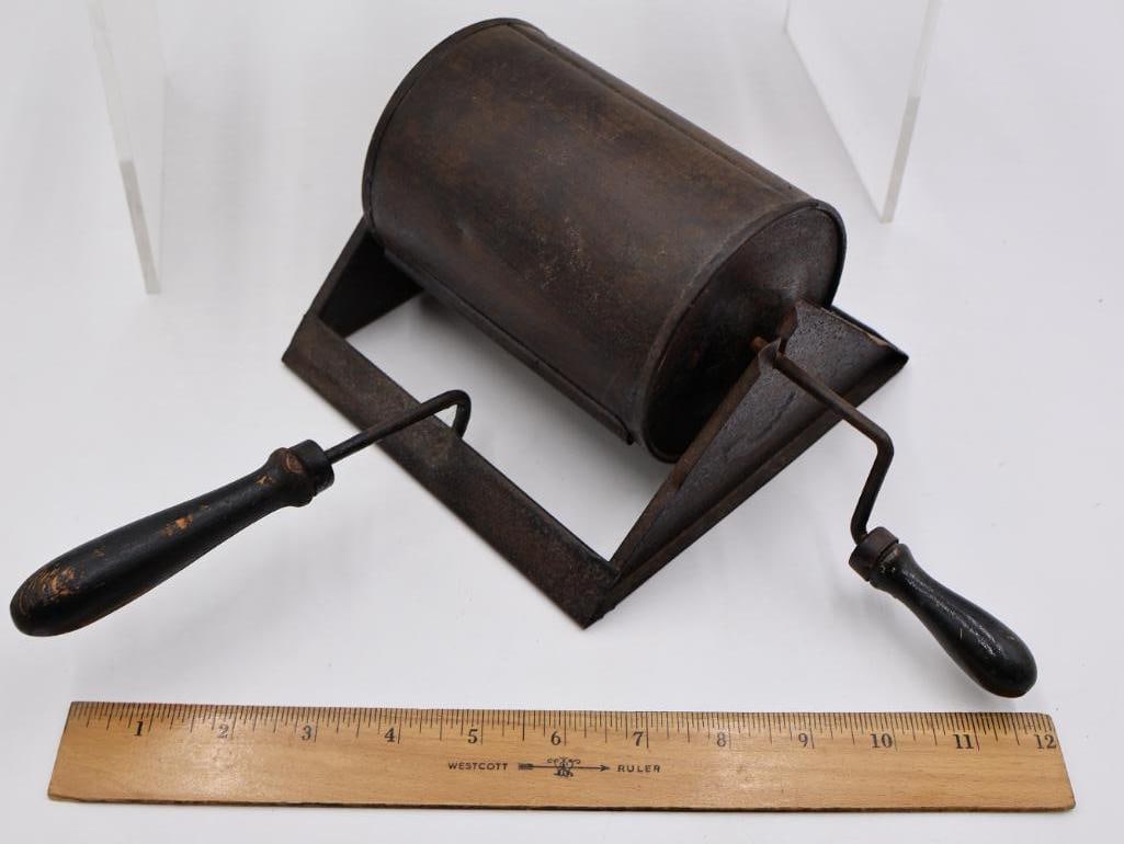 Two Antique Coffee Grinders and Roasters - 2