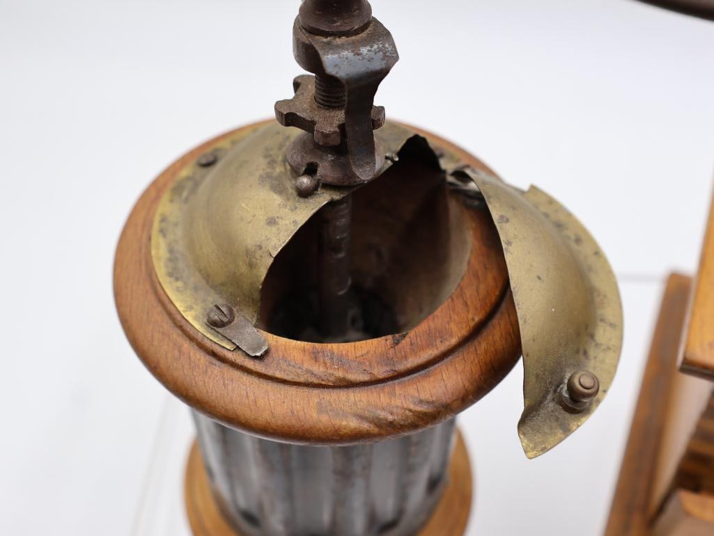 Two Antique Coffee Grinders and Roasters - 8