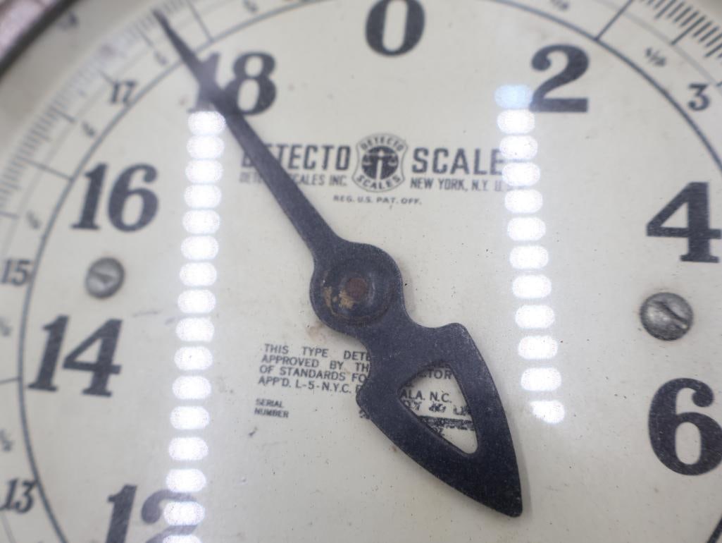3 Vintage Hanging Produce and Utility Scales Detecto, Hanson and Scale Mfg. Co. - 4