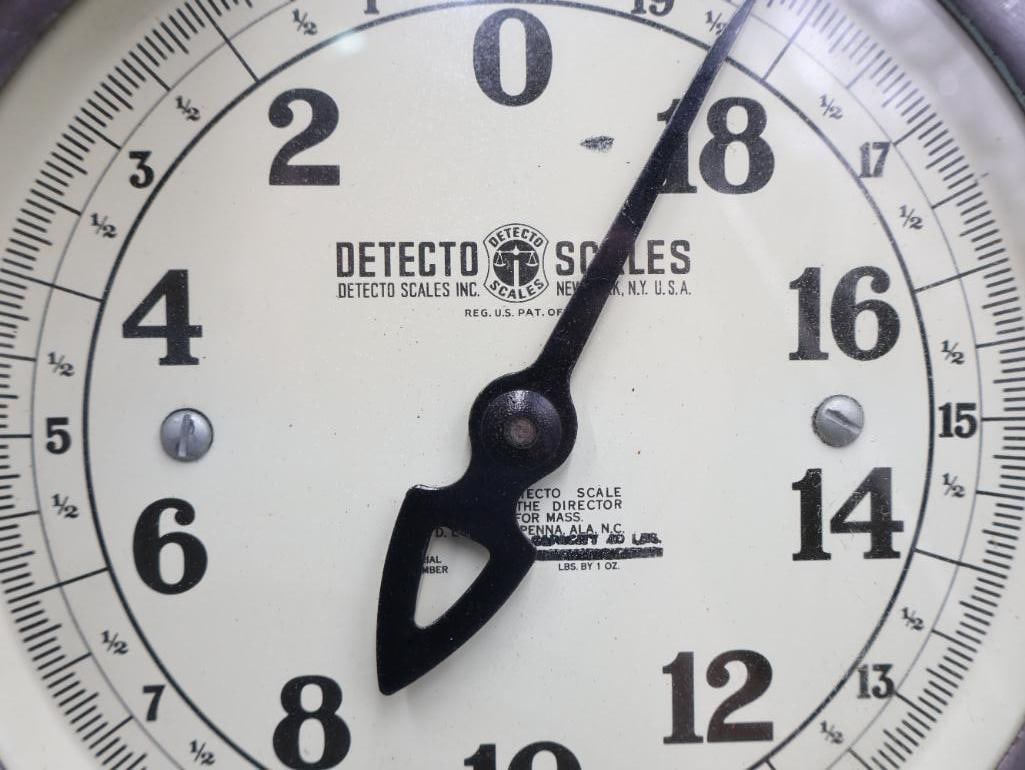 3 Vintage Hanging Produce and Utility Scales Detecto, Hanson and Scale Mfg. Co. - 6