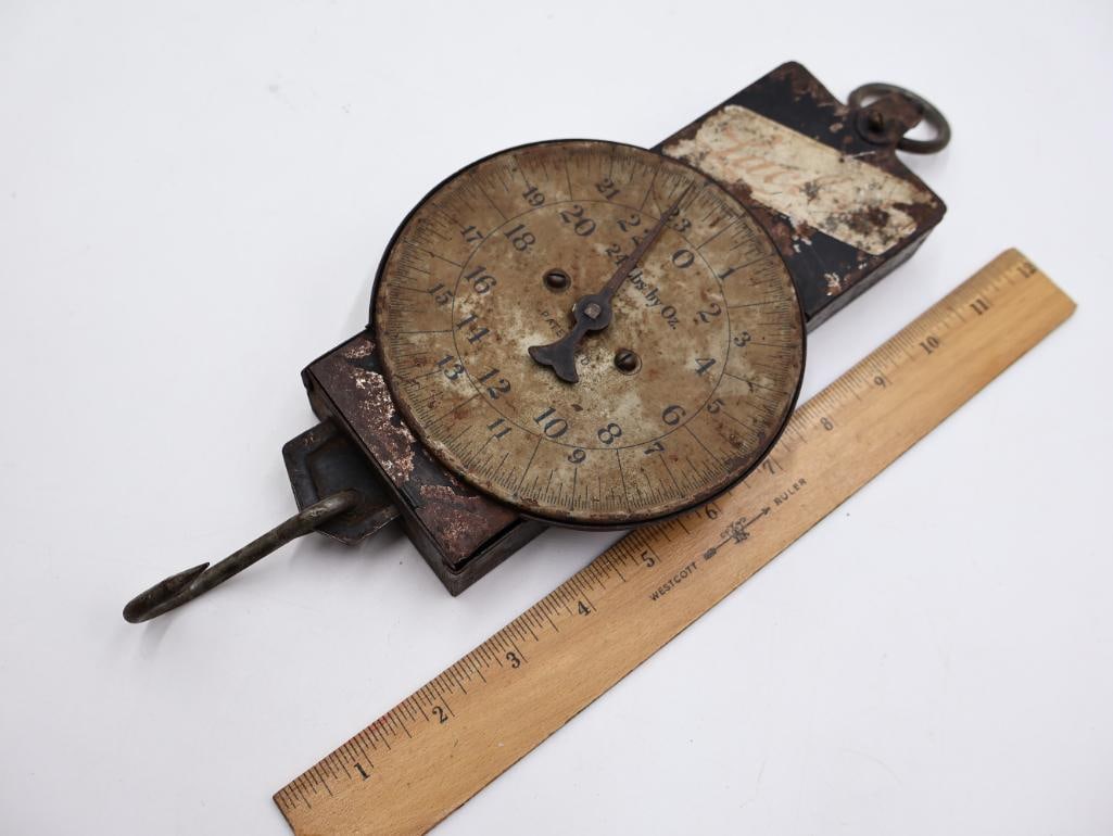 3 Antique & Vintage Hanging Produce Scales Detecto and Pelouze - 14