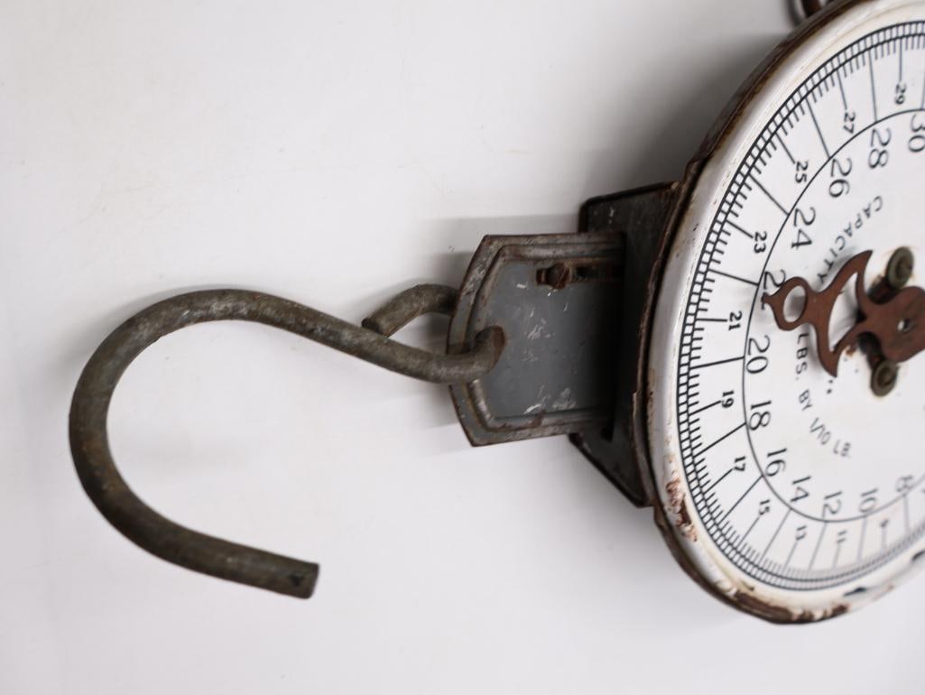 3 Antique & Vintage Hanging Produce Scales Detecto and Pelouze - 4