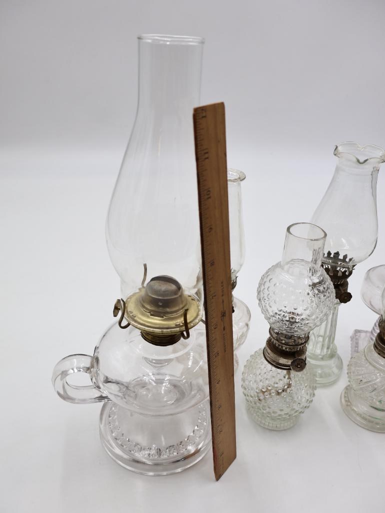 Glass Kerosene Oil Lamps Finger and Miniature Lamps - 2