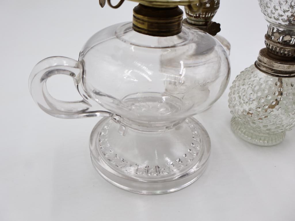 Glass Kerosene Oil Lamps Finger and Miniature Lamps - 4
