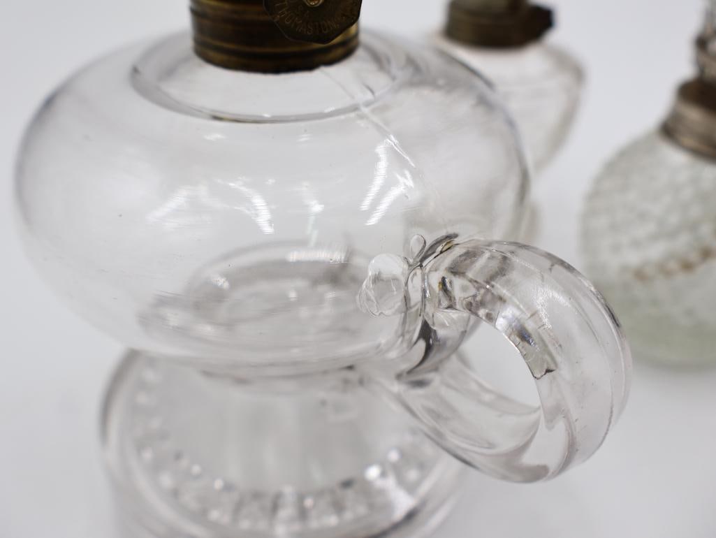 Glass Kerosene Oil Lamps Finger and Miniature Lamps - 5