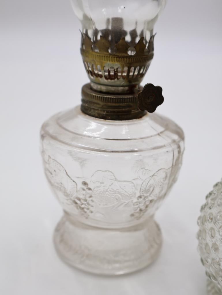 Glass Kerosene Oil Lamps Finger and Miniature Lamps - 7
