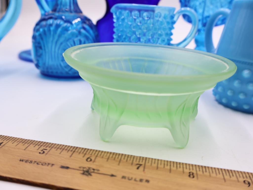 Pressed Glass Pitchers, Goblets, Cruets and Vases - 5