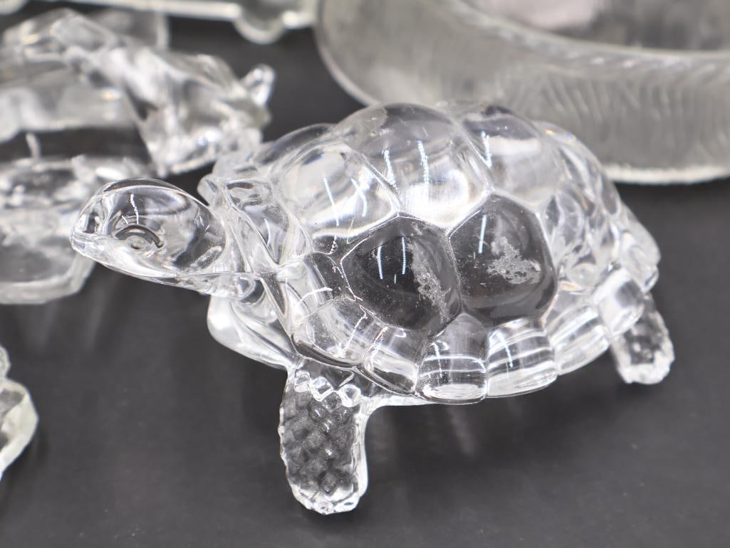 Collection of Vintage Glass Creatures and Transportation - 3