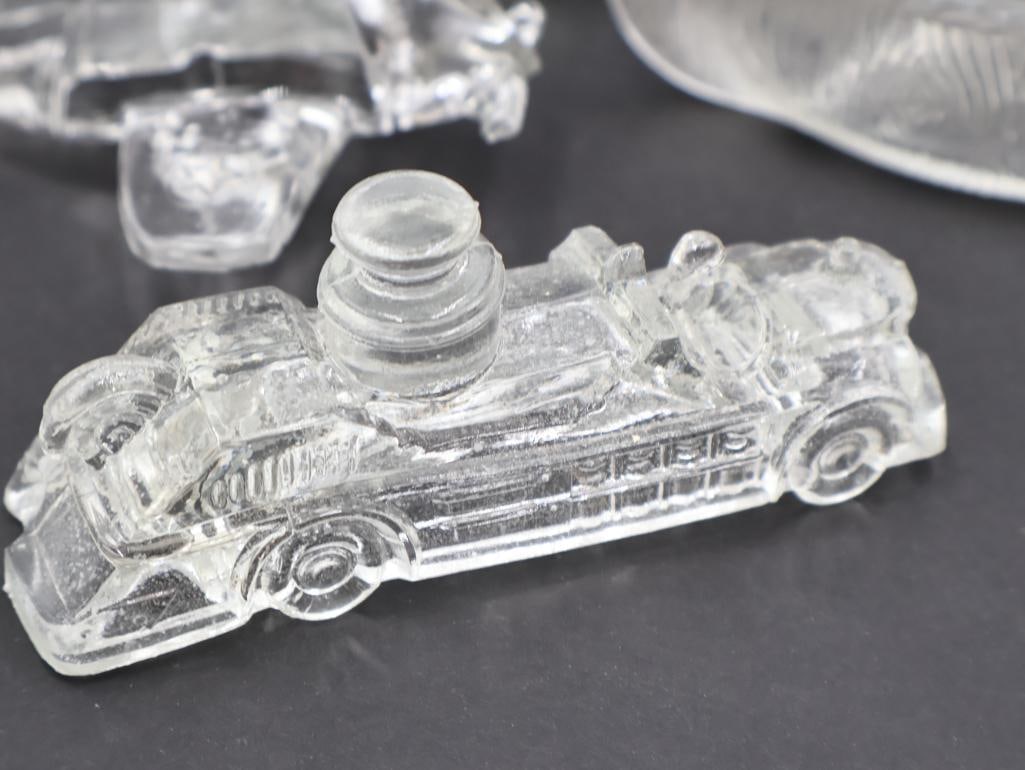 Collection of Vintage Glass Creatures and Transportation - 6