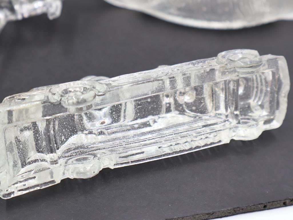 Collection of Vintage Glass Creatures and Transportation - 7
