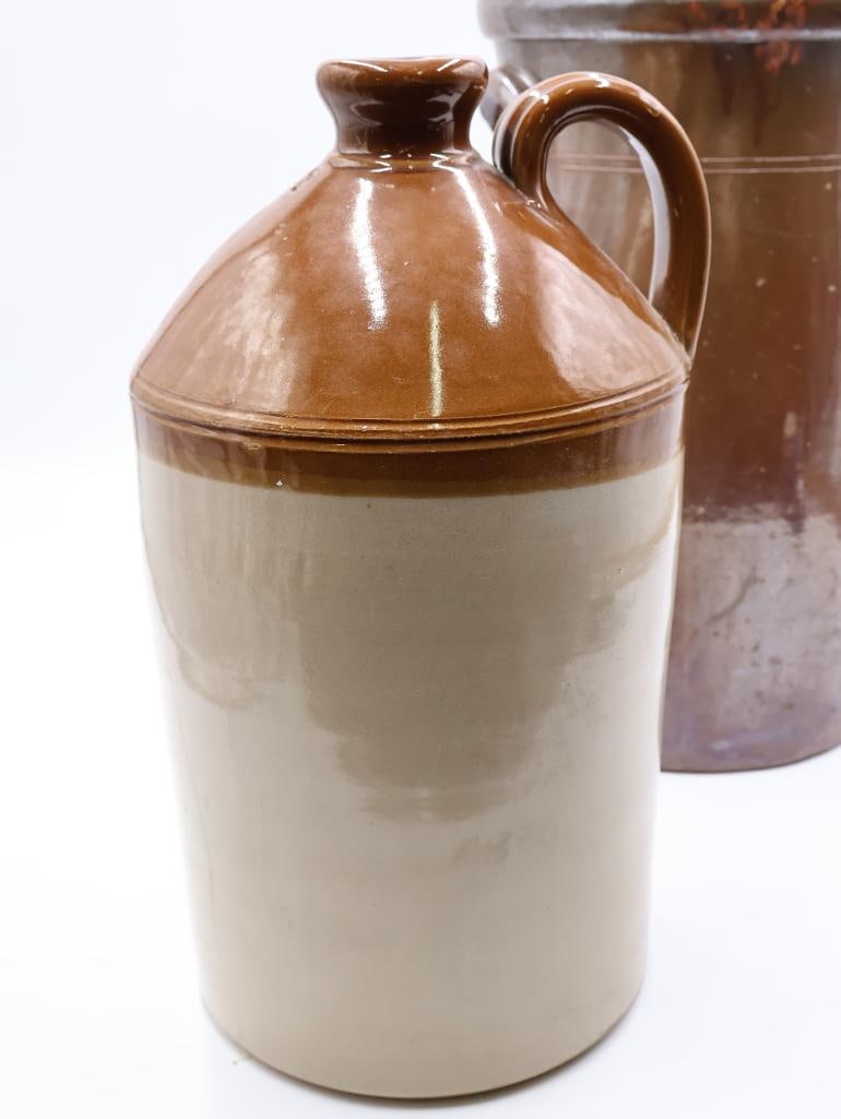 2 Antique Stoneware Crocks - 7