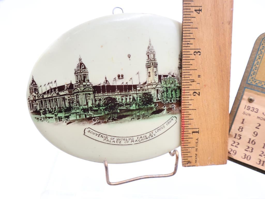 Vintage Americana Desk and Souvenir Lot - 4