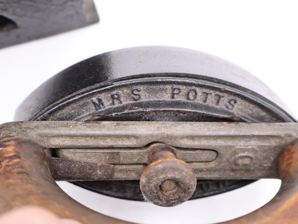 Antique Cast Iron Sad Iron Lot - 8