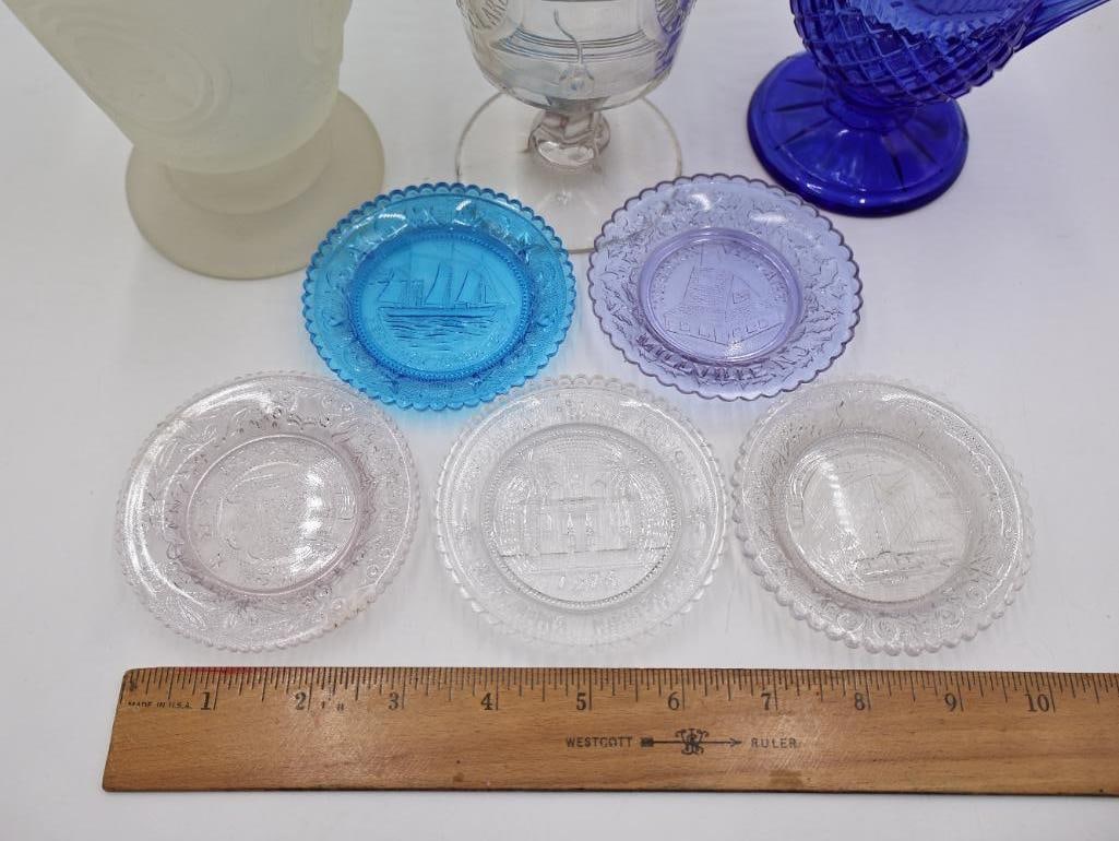 Vintage and Antique EAPG Historical Commemorative Lot - 2