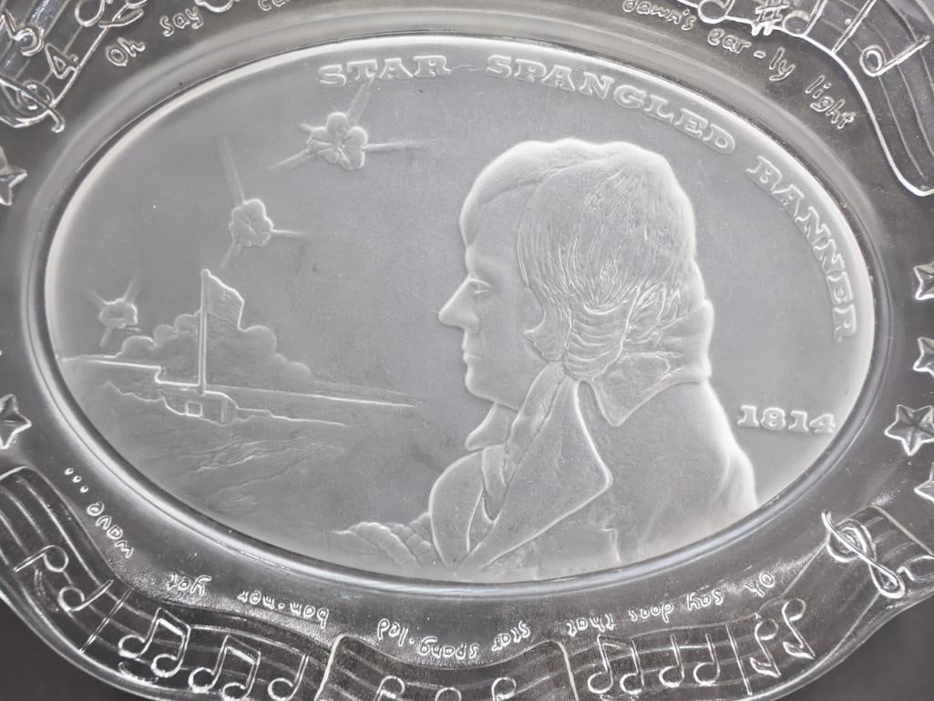 Antique EAPG Presidents and American History Plates - 10