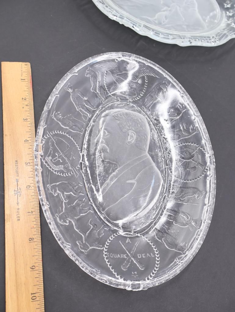 Antique EAPG Presidents and American History Plates - 6
