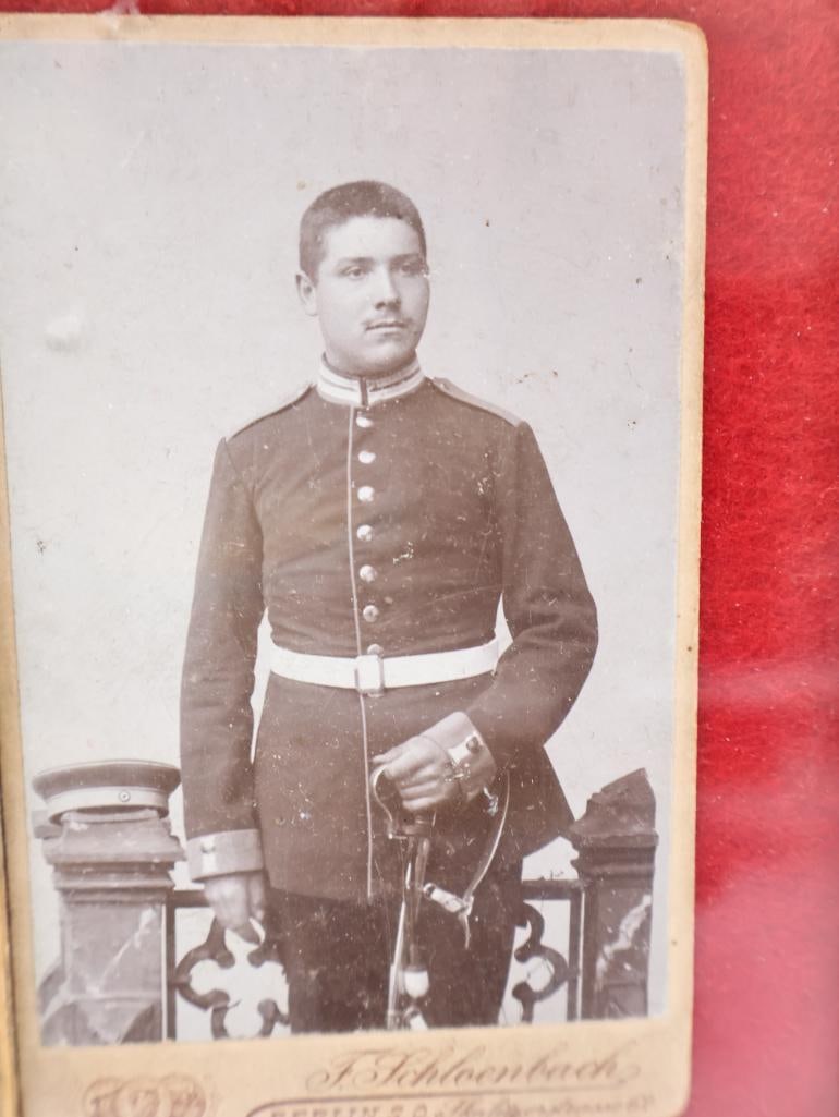 Antique Military Cabinet Card and Framed Victorian Ephemera - 3