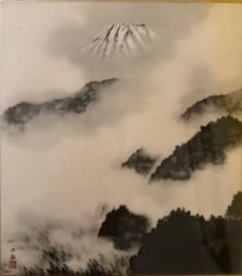Ito Jakuchu, (1716~1800, Kyoto, Japan): Ukiyo-e, Woodblock, Framed Size w: 14” H: 18.5”