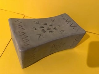 Korean Porcelain Celadon Pillow, Goryeo Dynasty (1 of 9)