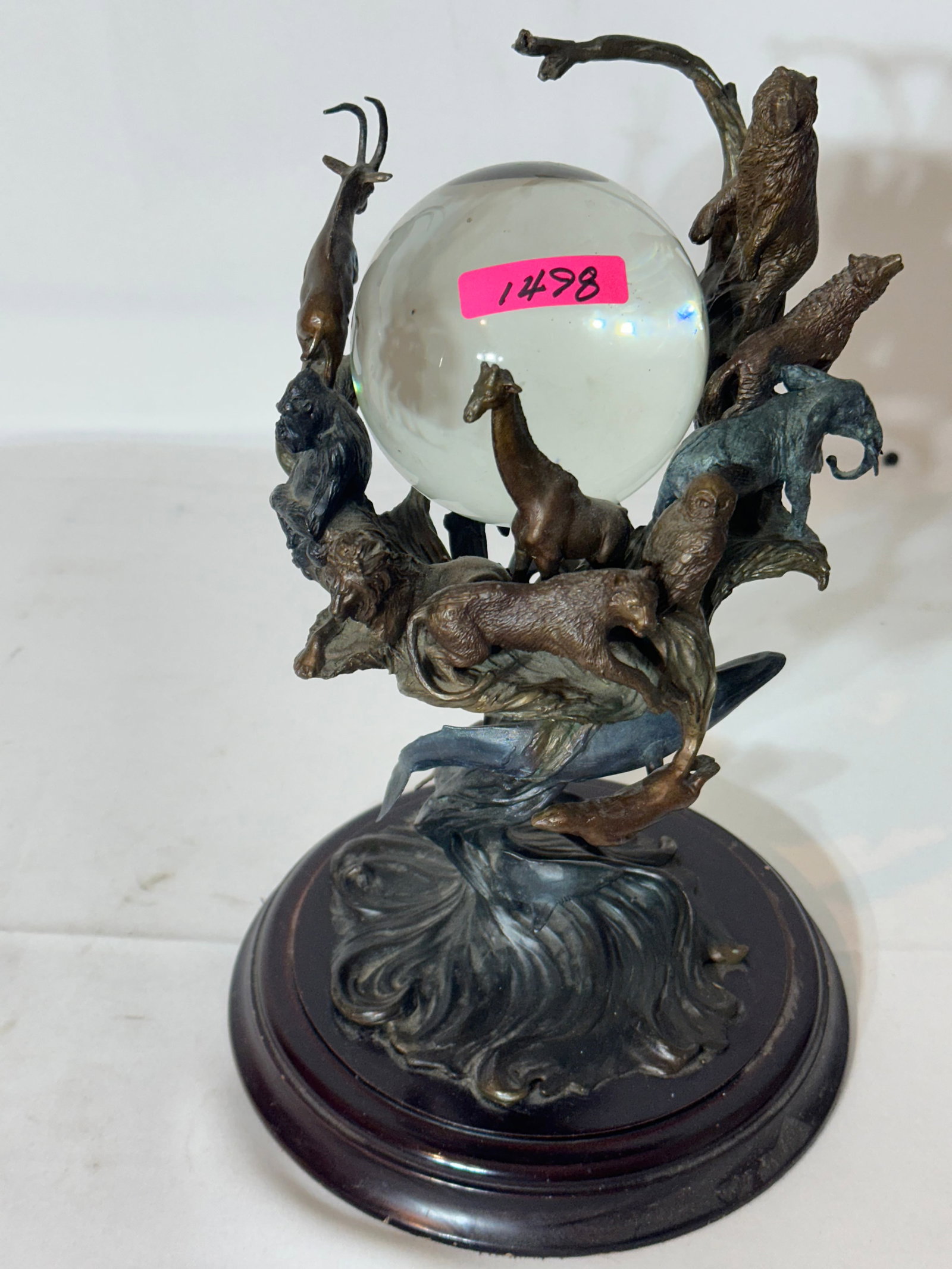 Franklin Mint Guardians Of The World Crystal Ball By S. Lord Heavy Metal Display (1 of 4)
