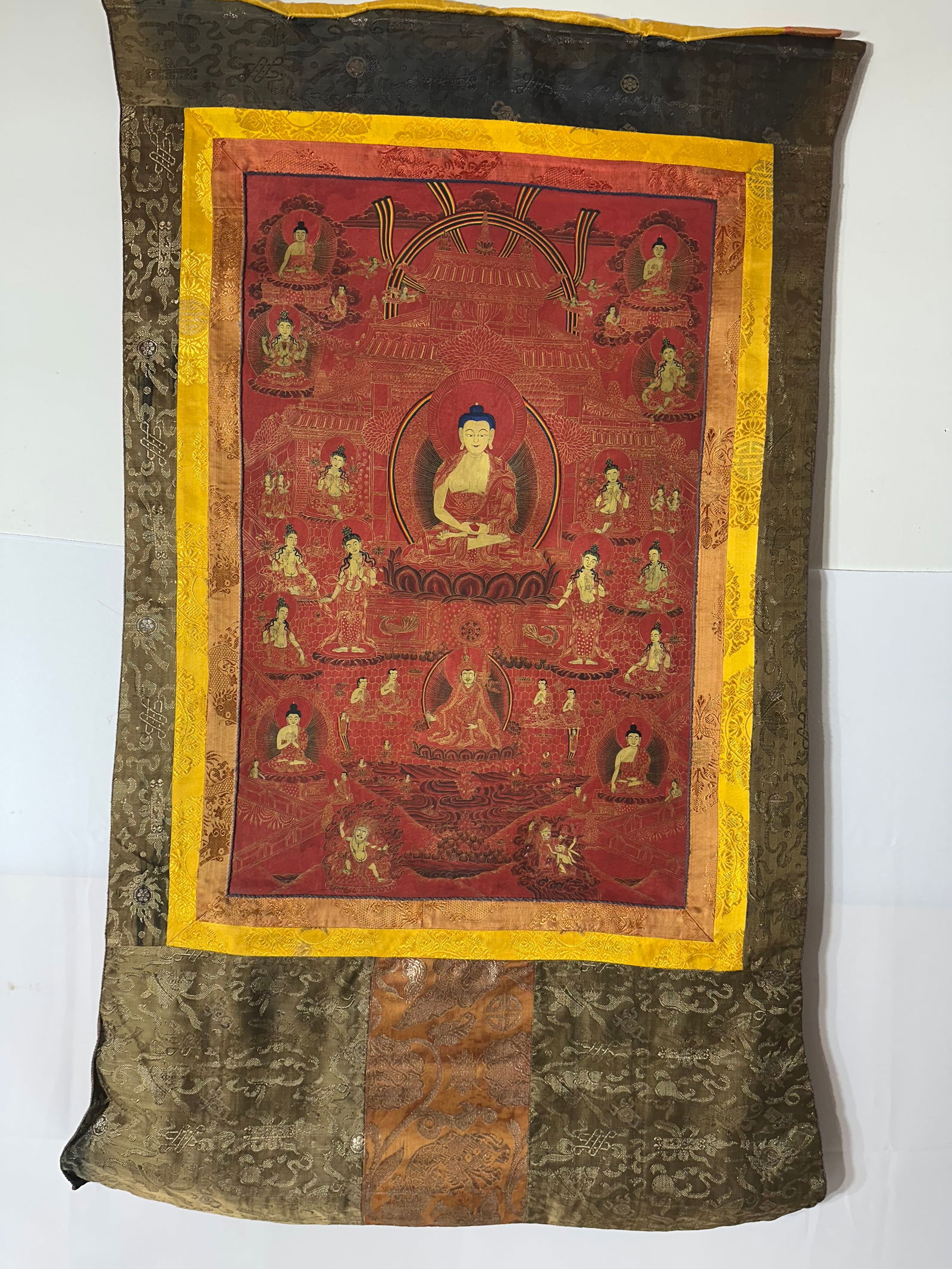 A Russian Porcelain Pictorial Plate By Kornilov Bros., Circa 1900s: Size: W 22 3/4” inch, H: 50” inch