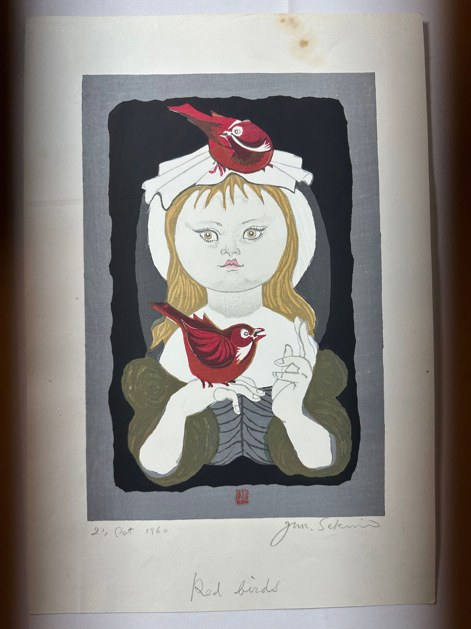 Jun-ichirô Sekino, Sekino Junichiro [japan 1914-88]: Size: 12 1/2” inch, 18 1/2” inch