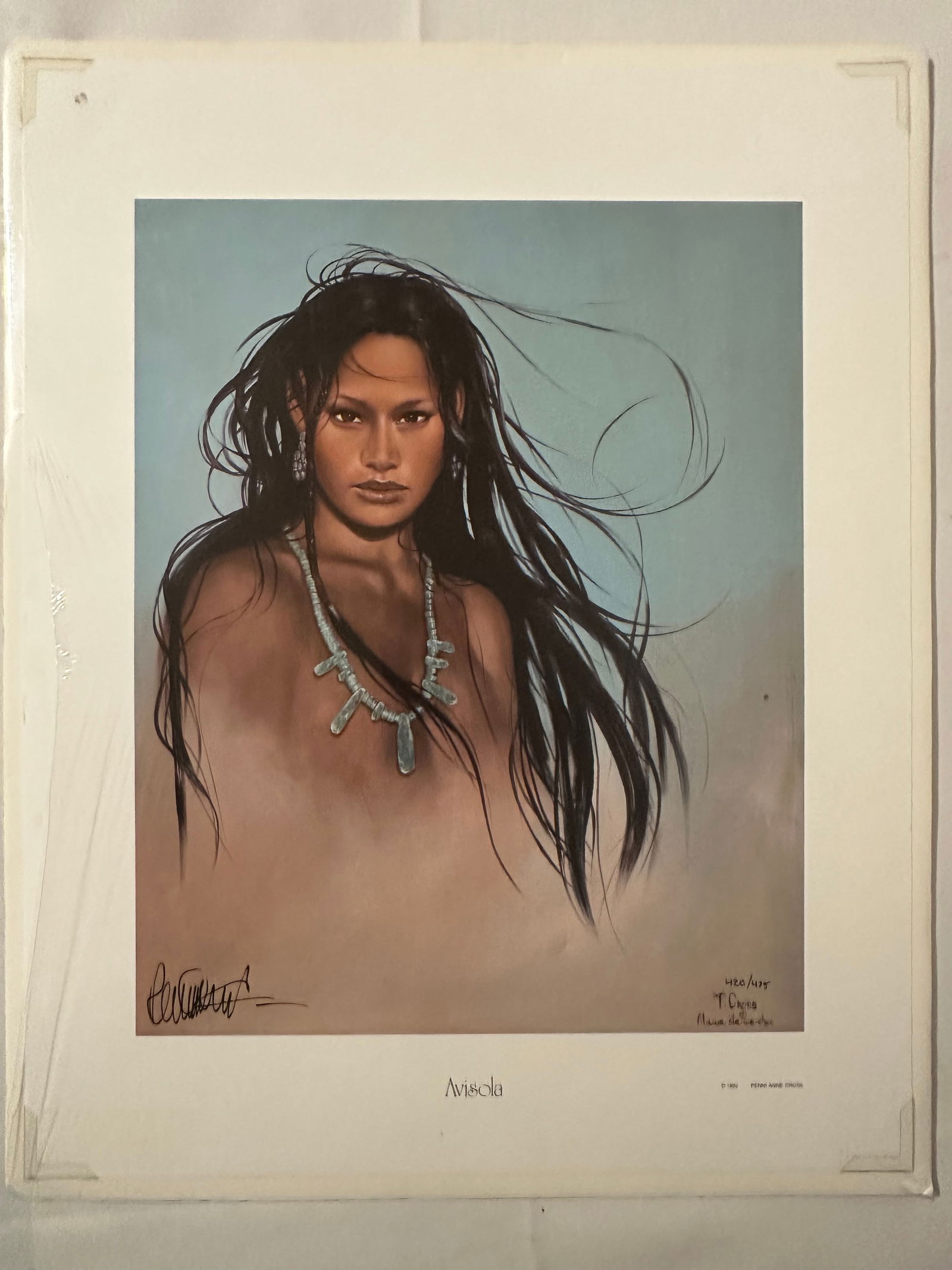 Penni Anne Cross, Avisola, Native American Fine Art Print, First Nations: Size: W 16” , H: 20” inch