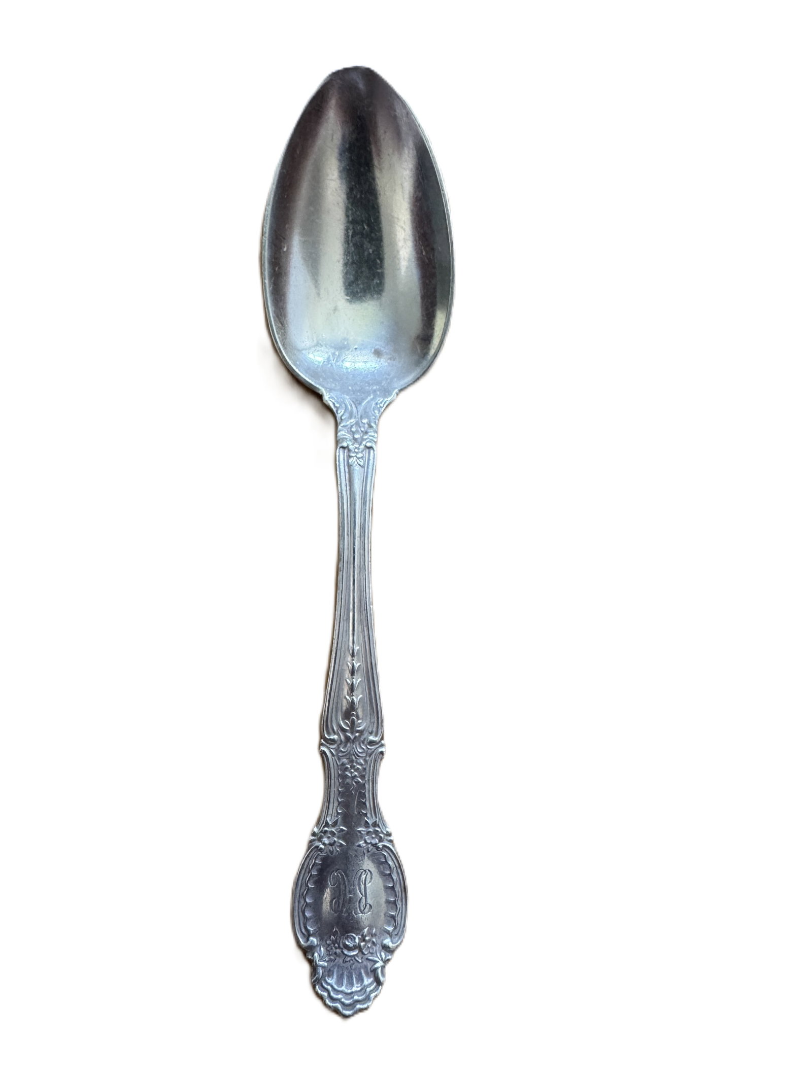 Tiffany and Co Richelieu Teaspoon Monogrammed: Sterling Silver Tiffany & Co. Pat. 1911 Flemish Pattern Solid Gravy Ladle Maker: Tiffany & Co. Pattern: