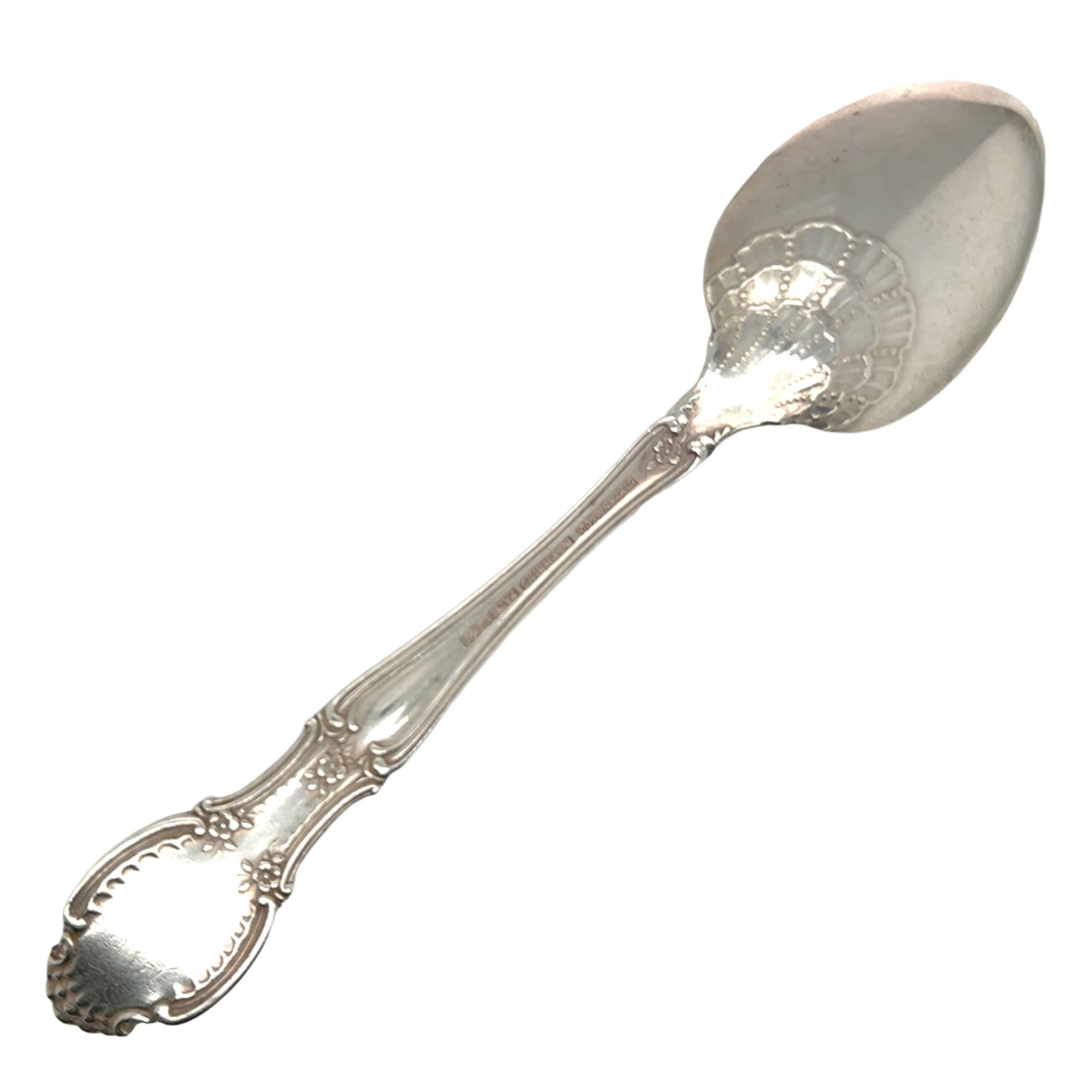 Tiffany and Co Richelieu Teaspoon Monogrammed: Sterling Silver Tiffany & Co. Pat. 1911 Flemish Pattern Solid Gravy Ladle Maker: Tiffany & Co. Pattern: