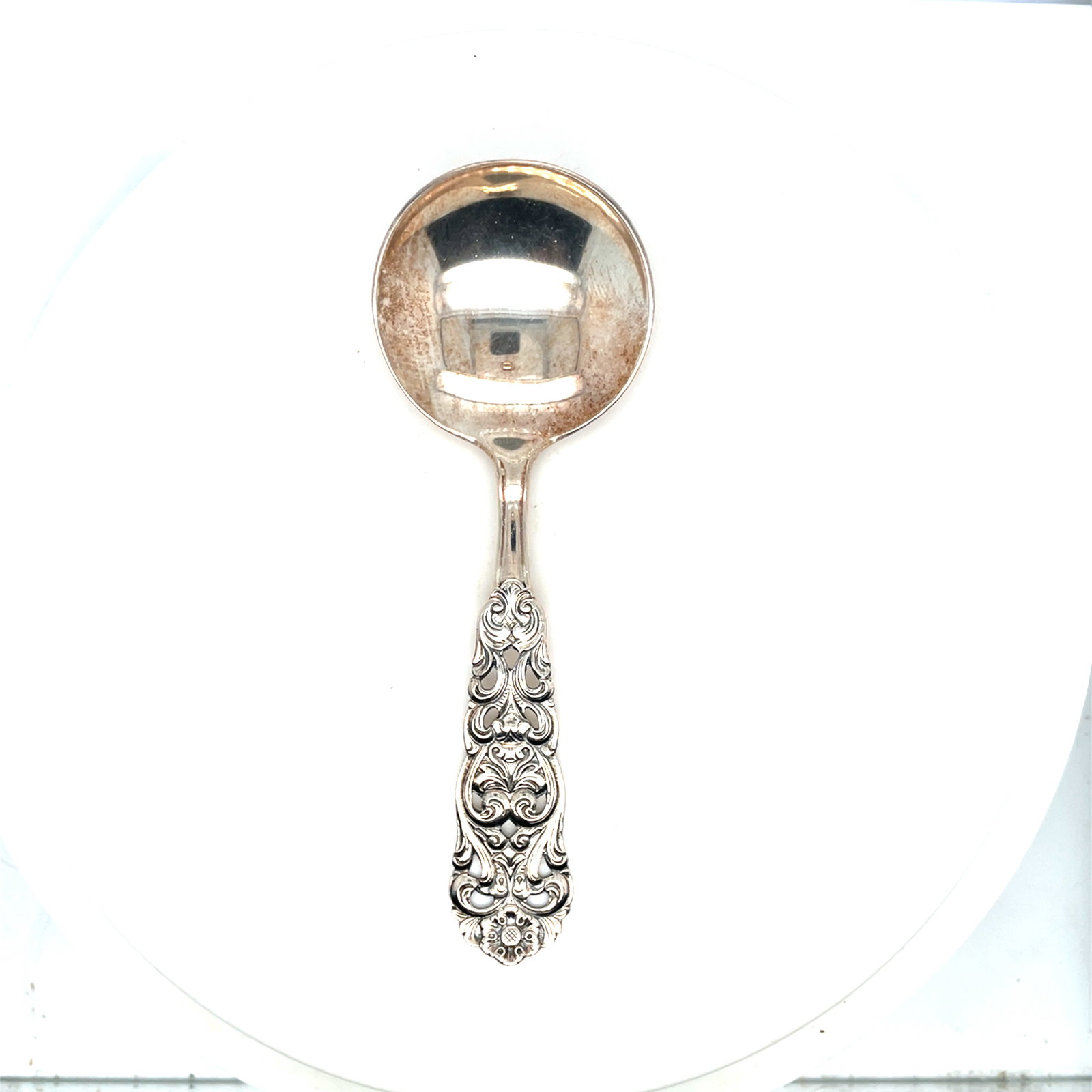 Norwegian 830 Sterling Silver Ornate Vintage Spoon Numbered 326 (1 of 1)