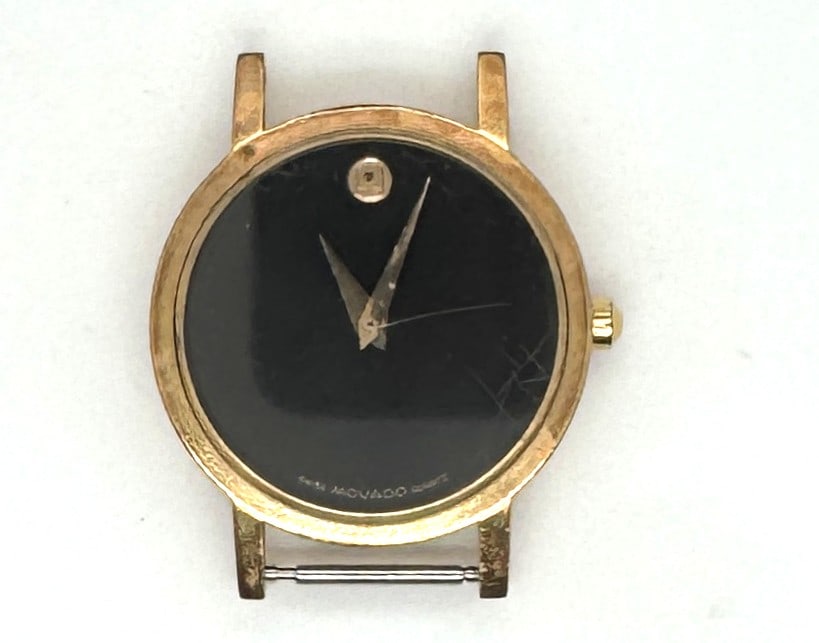 Vintage Movado Museum Ladies Wristwatch – Quartz – Black Museum Dial – 26.6mm: Vintage Movado Museum Ladies Wristwatch – Quartz – Black Museum Dial – 26.6mm Brand: Movado Collection: M